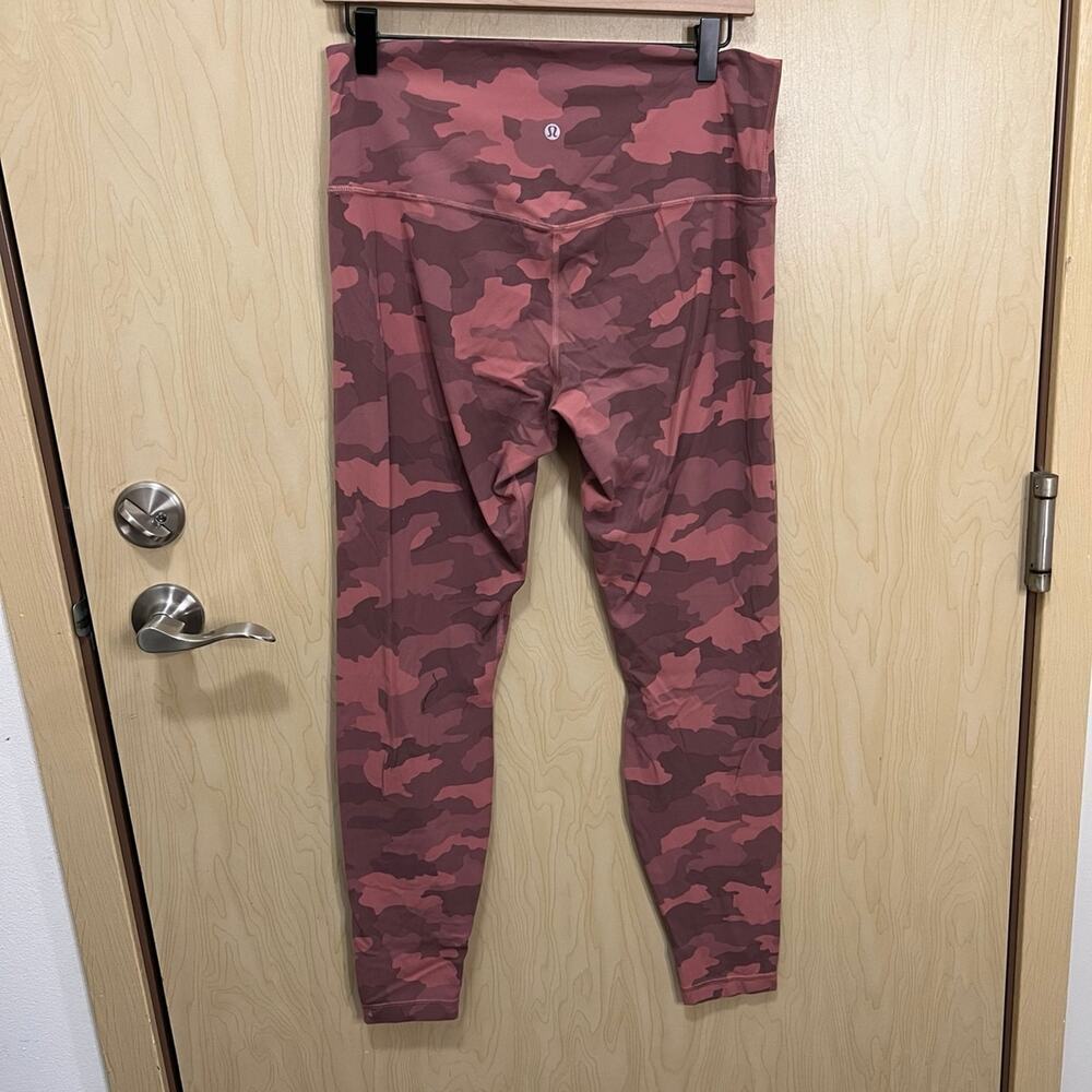 Lululemon Align High-Rise Pant 25"' Heritage 365 Camo Brier Rose Multi